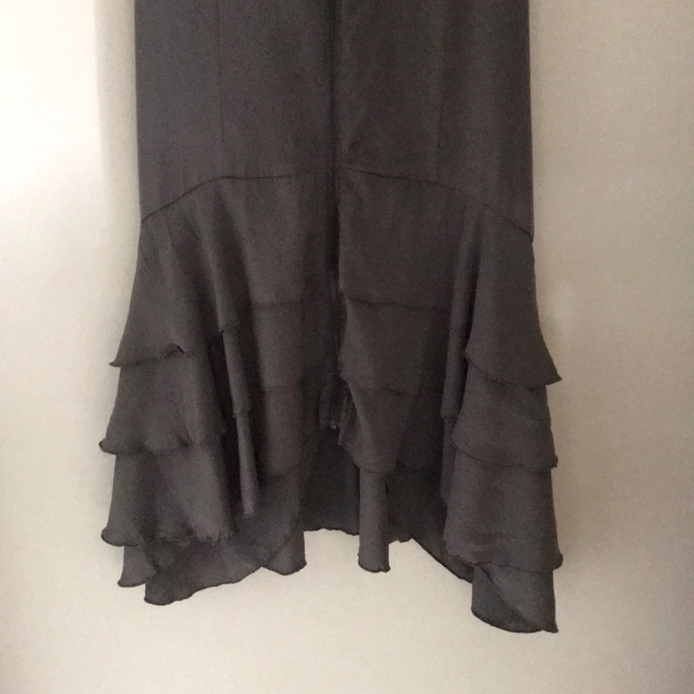 H&M Gray Ruffle Dress - Picture 3 of 7